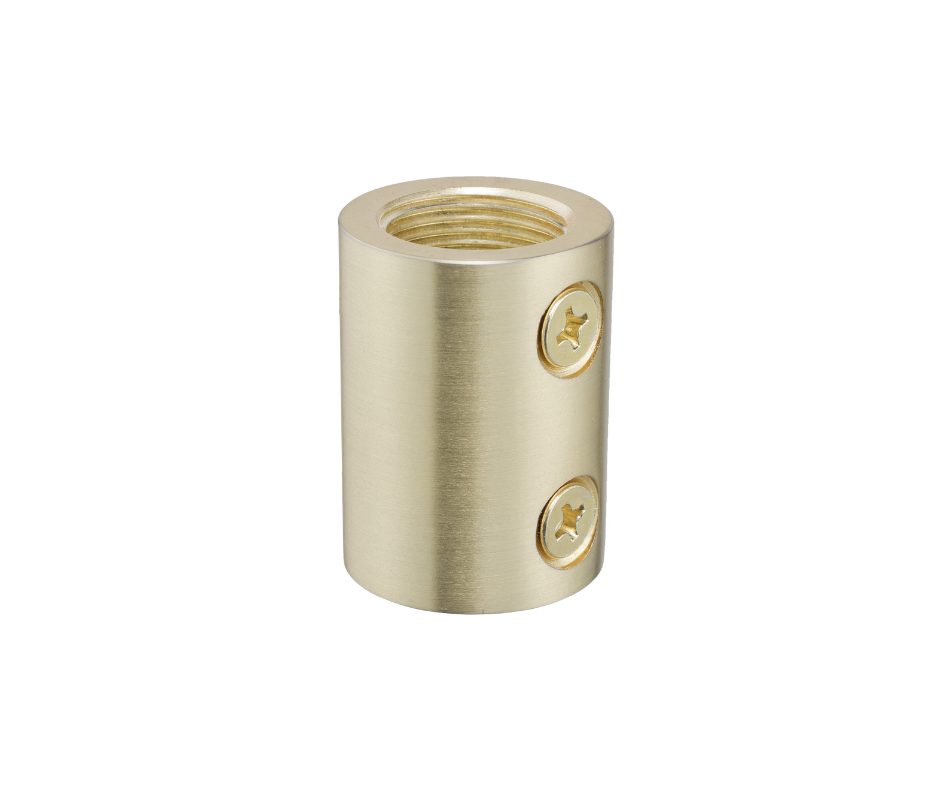 Linari Downrod Coupler in Brushed Brass