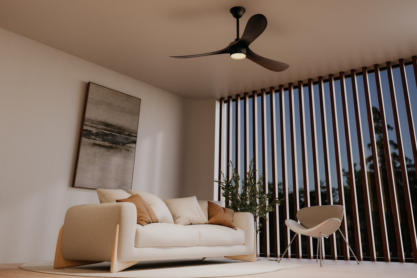 AEROCURVE 60" LED Smart Ceiling Fan