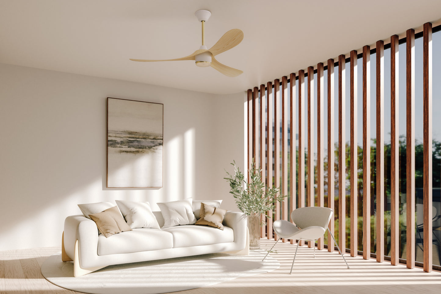 AEROCURVE 60" LED Smart Ceiling Fan