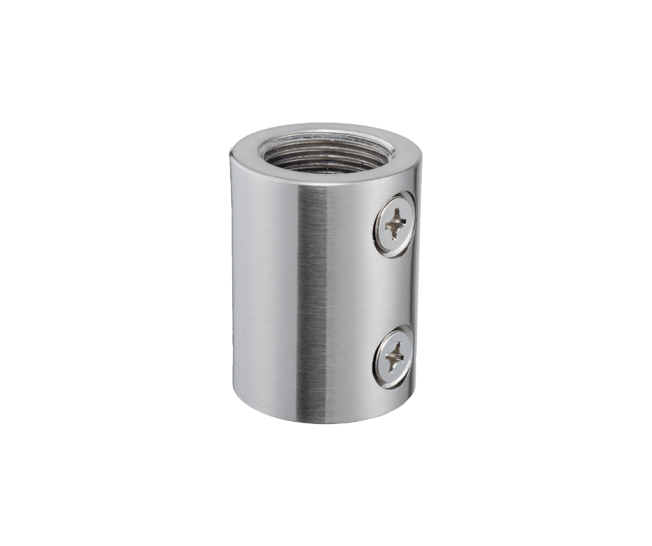 Linari Downrod Coupler in Brushed Steel